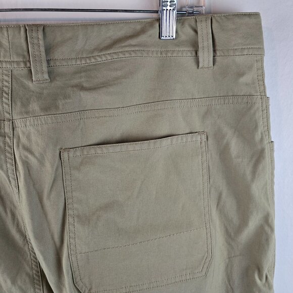 Royal Robbins Pants Men 40x32 Beige Khaki Chino Active Fit Travel Outdoors Nylon - Picture 7 of 11